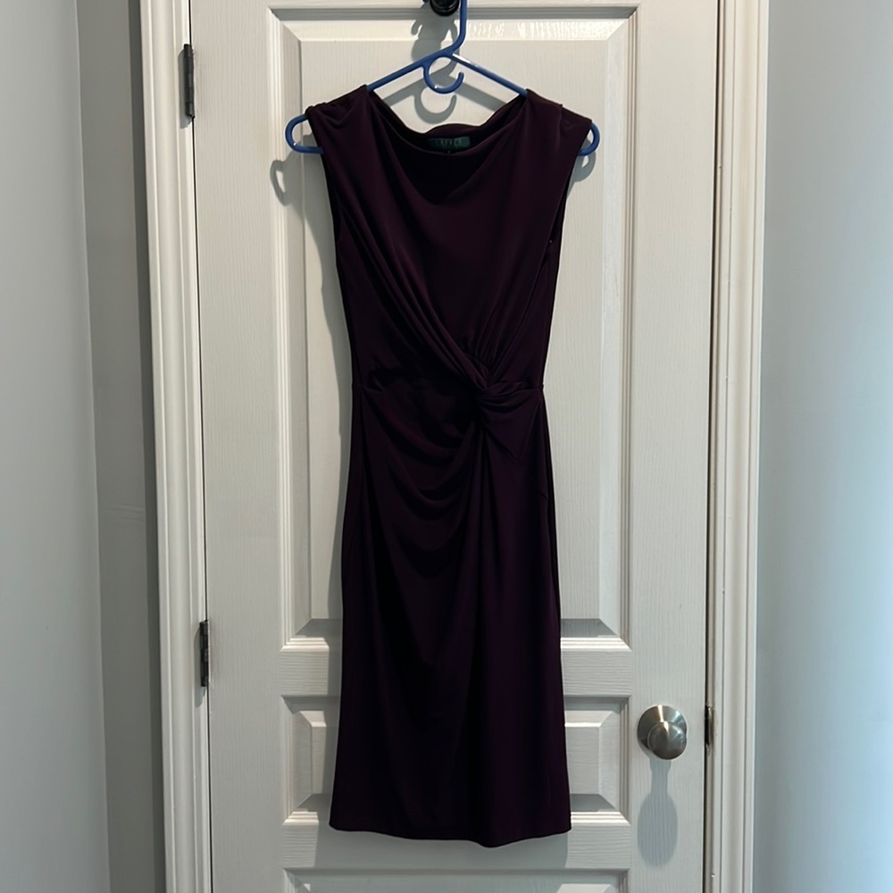 Beautiful deep purple knit dress
